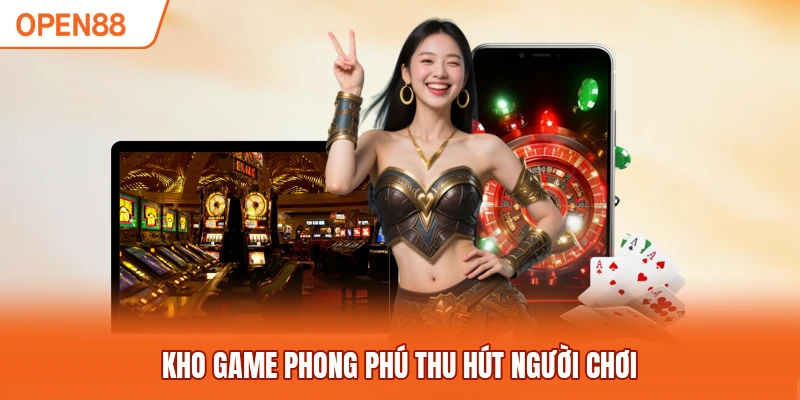 Hệ thống trò chơi phong phú thu hút đông đảo thành viên