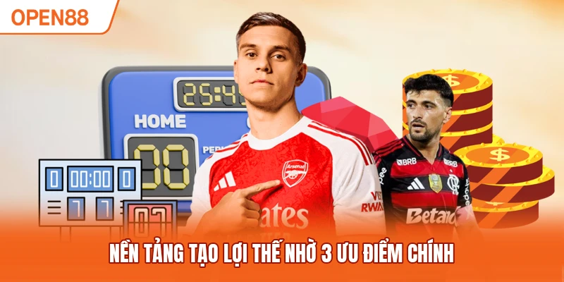 Nền tảng tạo lợi thế nhờ 3 ưu điểm chính